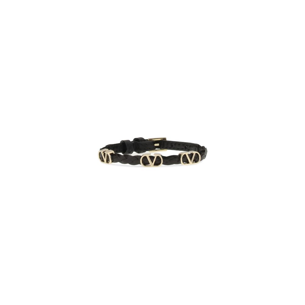 Valentino Garavani 100% Calf Leather Bos Taurus belt in black