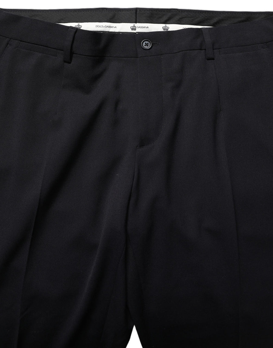 Dolce & Gabbana 58% Virgin Wool trousers in black