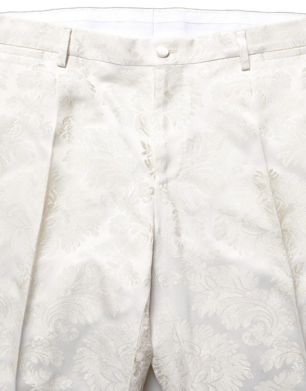 Dolce & Gabbana 40% Polyester trousers in white