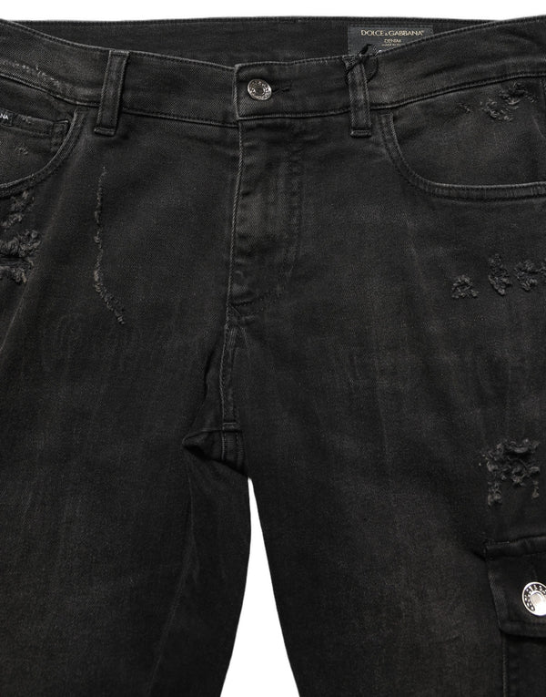 Dolce & Gabbana 100% Cotton jeans in black