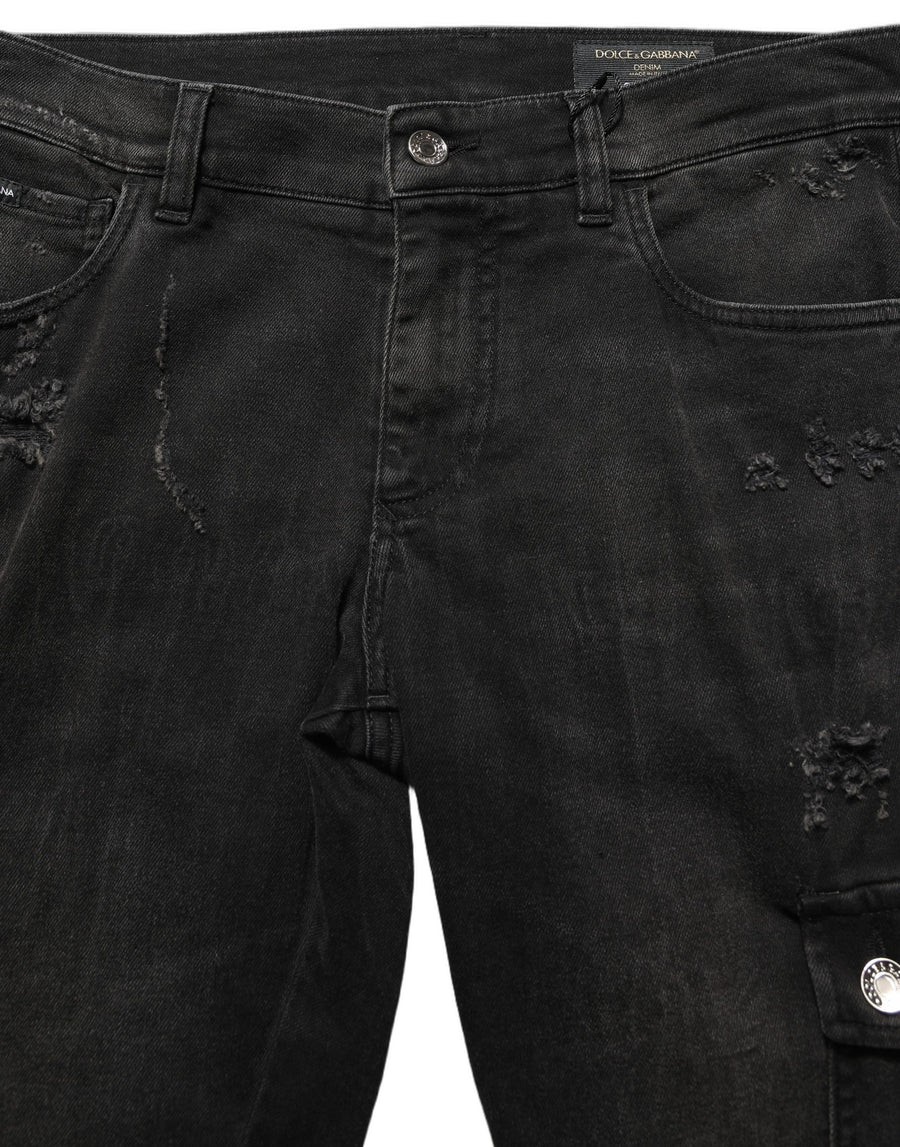 Dolce & Gabbana 100% Cotton jeans in black