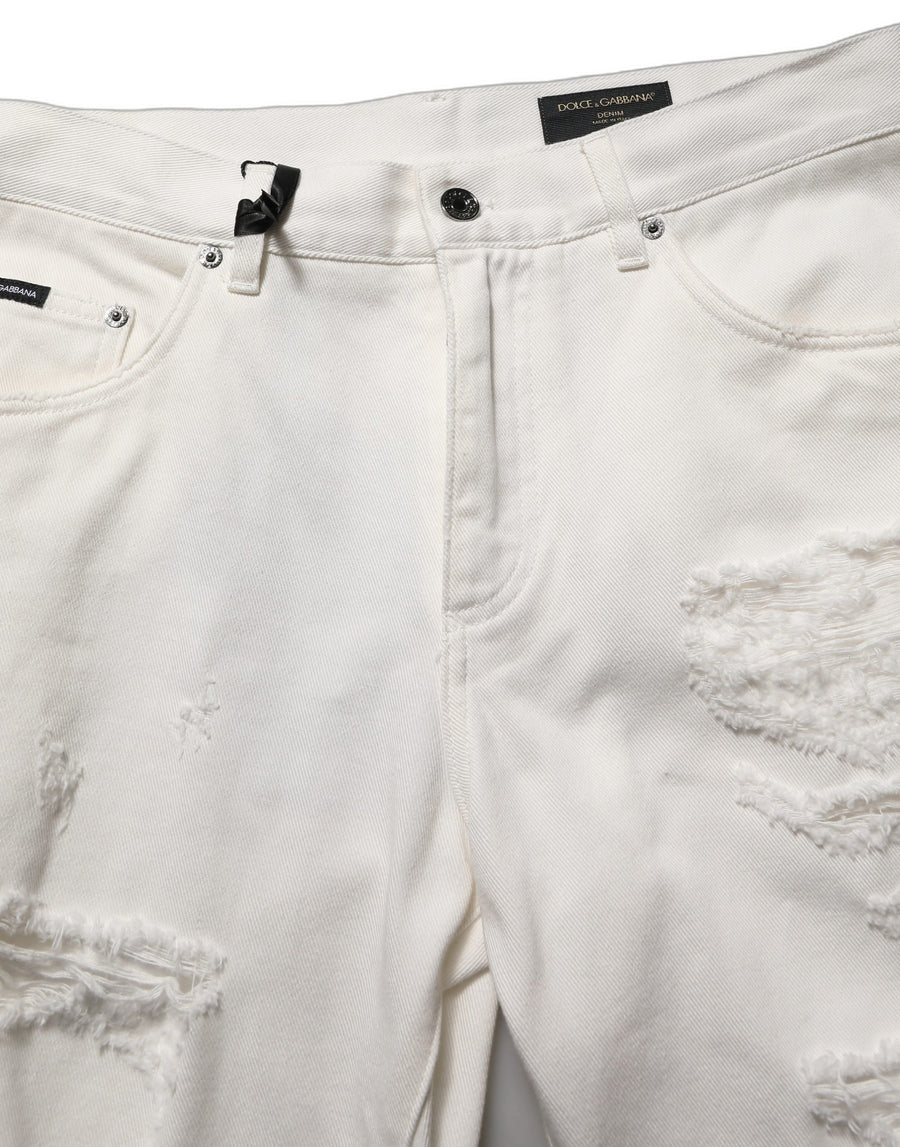 Dolce & Gabbana 100% Cotton jeans in white