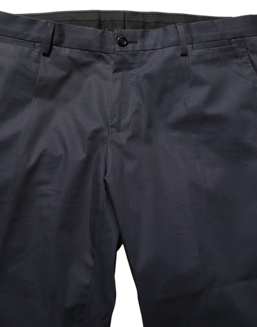 Dolce & Gabbana 100% Cotton (exterior); 57% Silk suit in navy