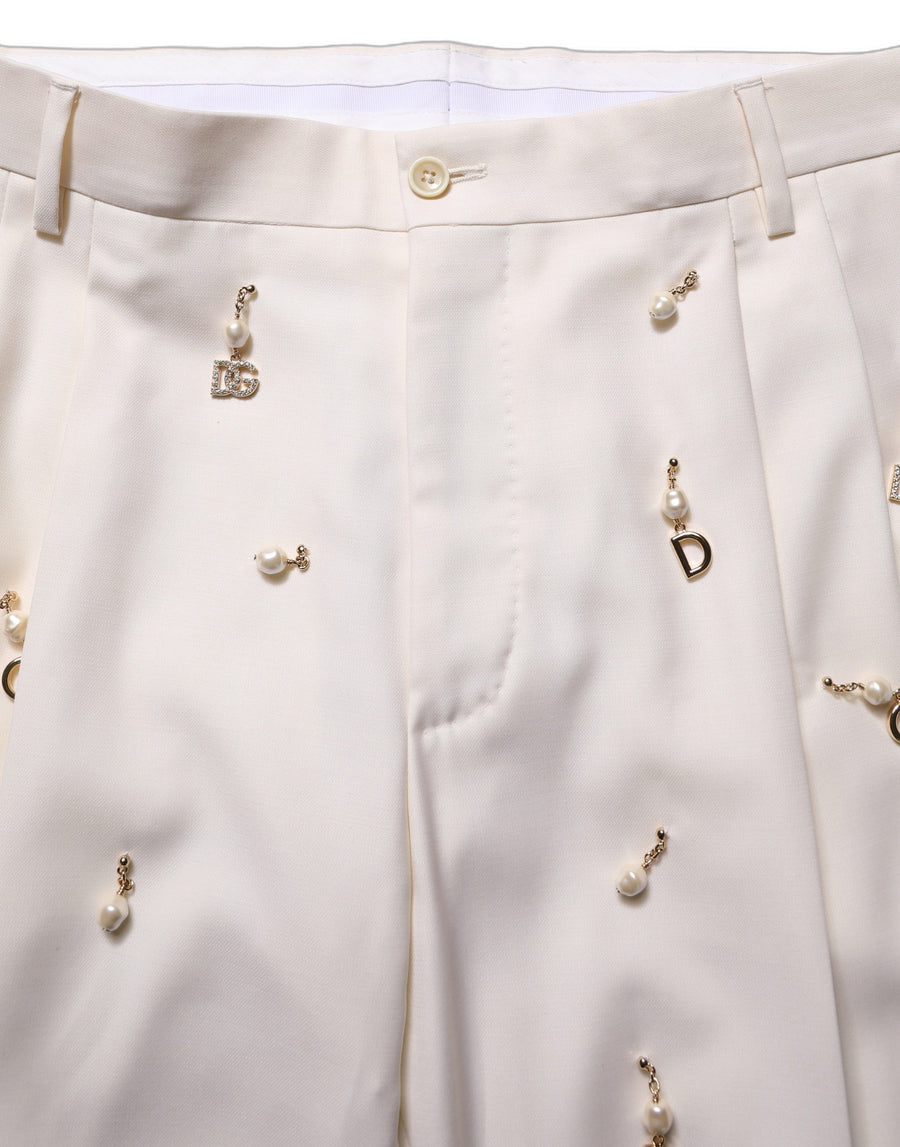 Dolce & Gabbana 100% Virgin Wool suit in white