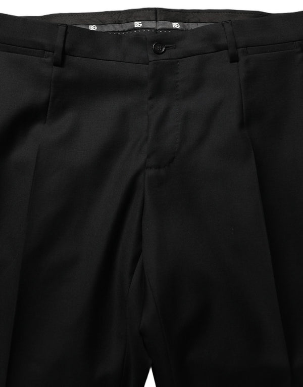 Dolce & Gabbana 90% Virgin Wool pant suit in black