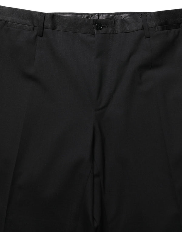 Dolce & Gabbana 87% Virgin Wool trousers in black