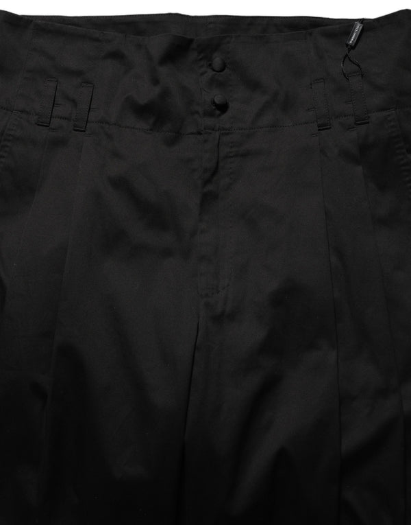 Dolce & Gabbana 100% Cotton trousers in black