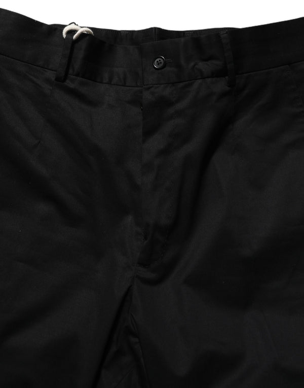Dolce & Gabbana 98% Cotton trousers in black