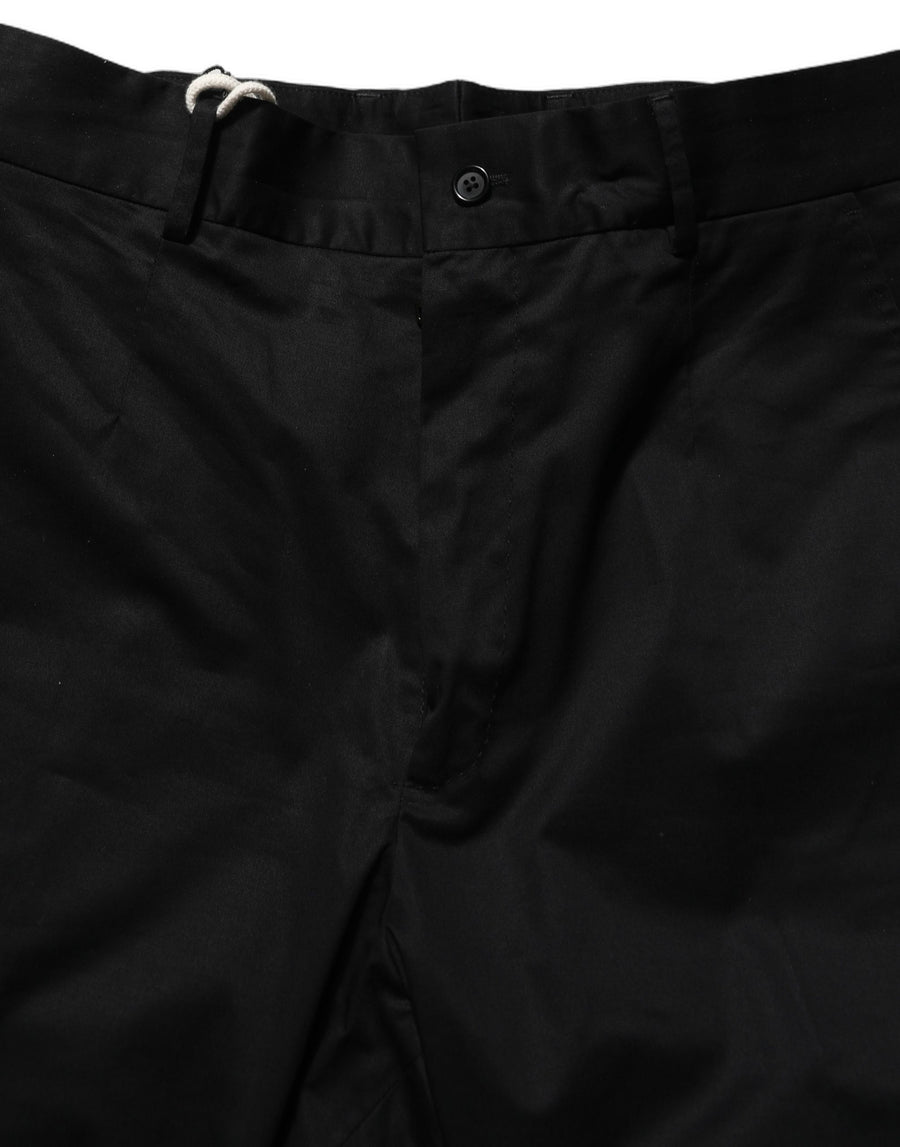 Dolce & Gabbana 98% Cotton trousers in black