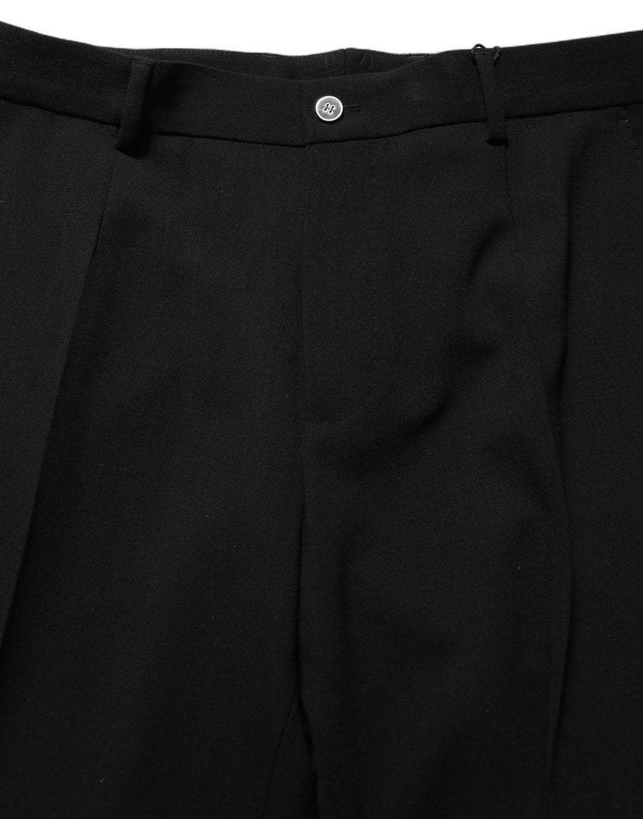 Dolce & Gabbana 98% Virgin Wool trousers in black