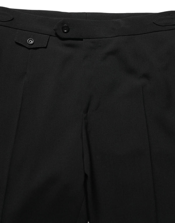 Dolce & Gabbana 54% Polyester trousers in black