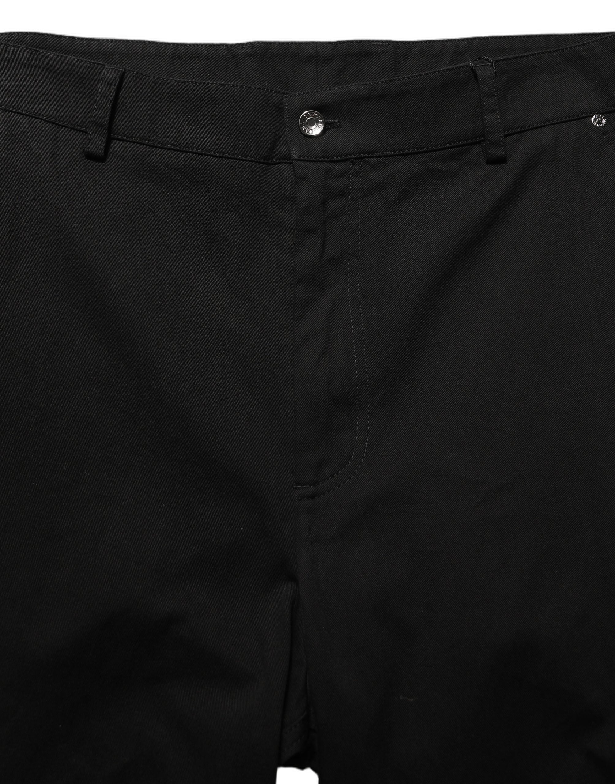 Dolce & Gabbana 100% Cotton trousers in black — view 5