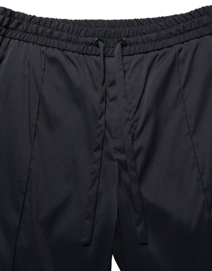 Dolce & Gabbana 98% Nylon joggers in black