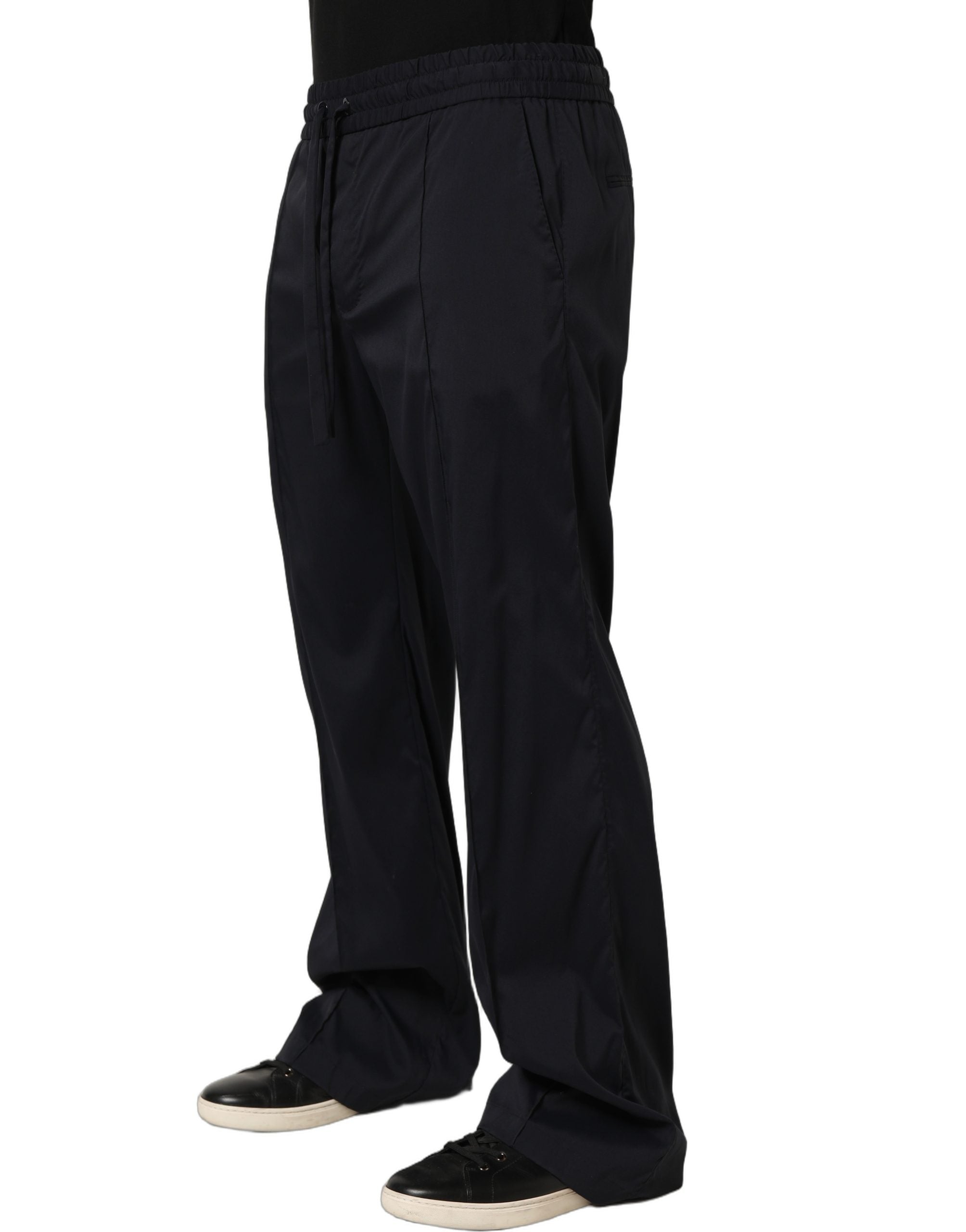 Dolce & Gabbana 98% Nylon joggers in black — view 4