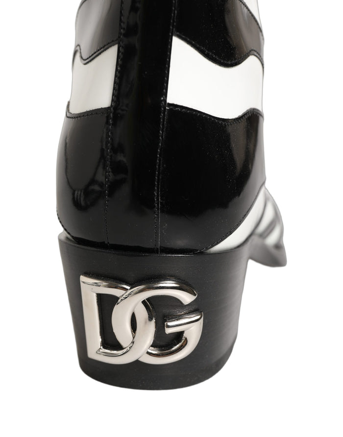 Dolce & Gabbana 100% Calf Leather boots in black