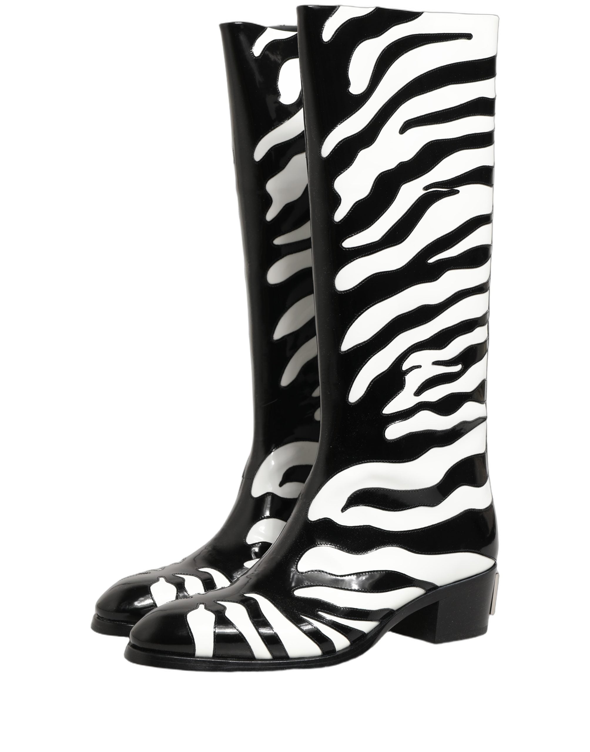 Dolce & Gabbana 100% Calf Leather boots in black — view 4