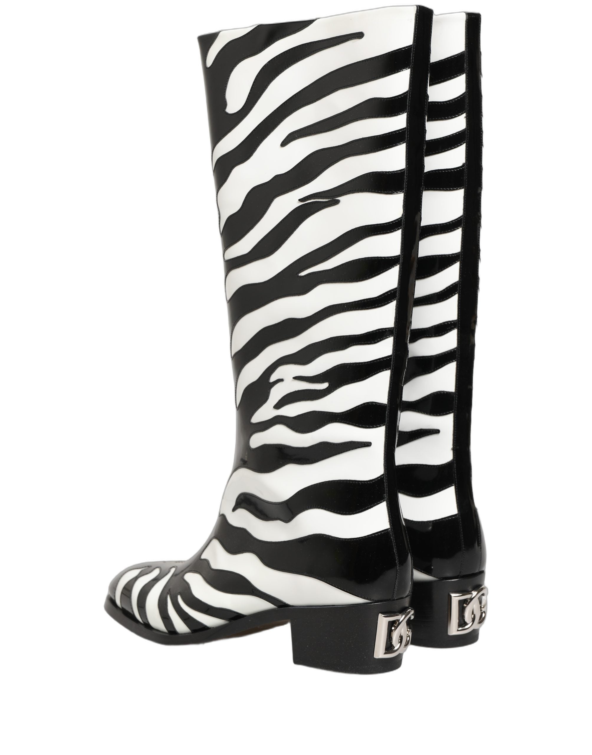 Dolce & Gabbana 100% Calf Leather boots in black — view 5