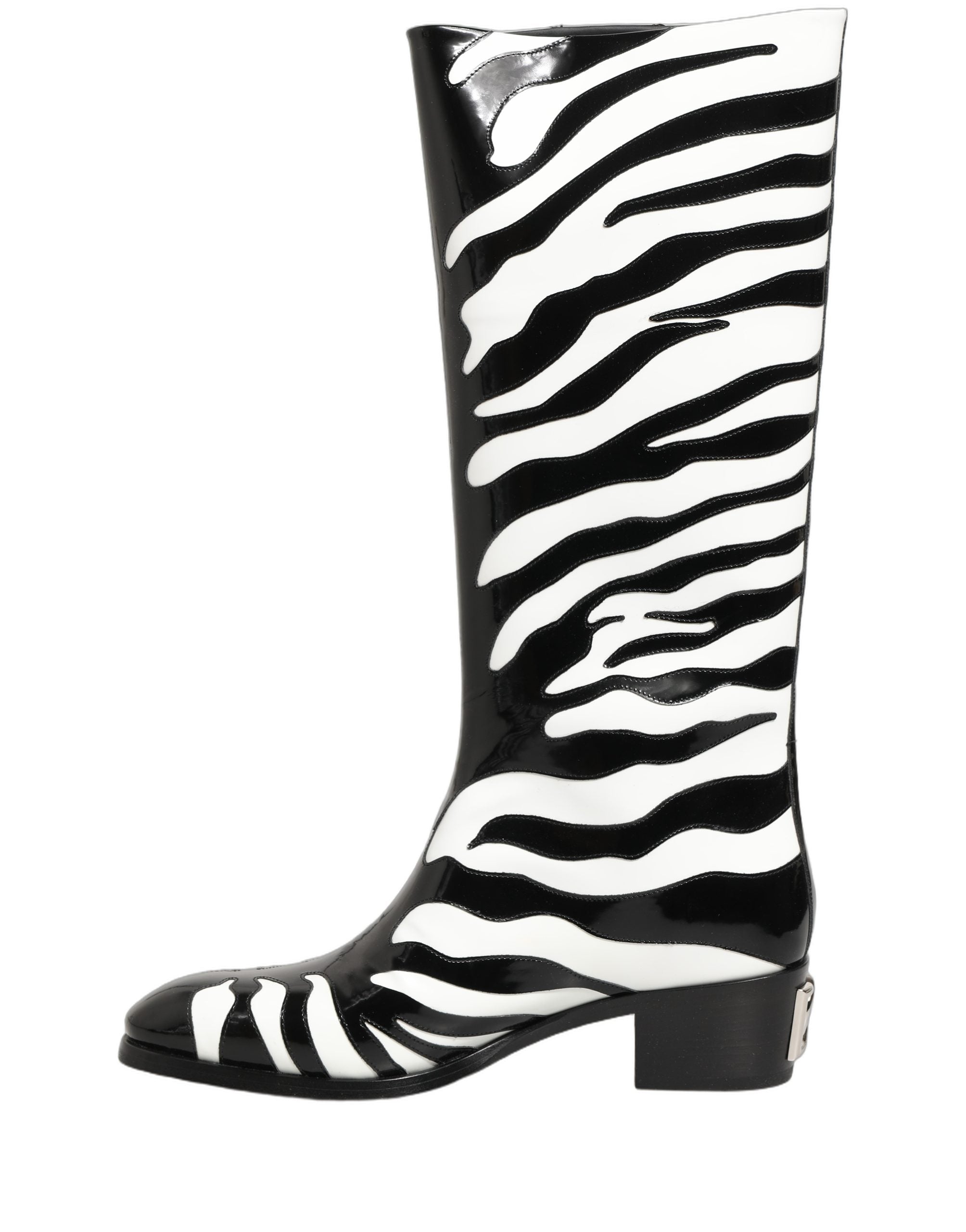 Dolce & Gabbana 100% Calf Leather boots in black — view 6