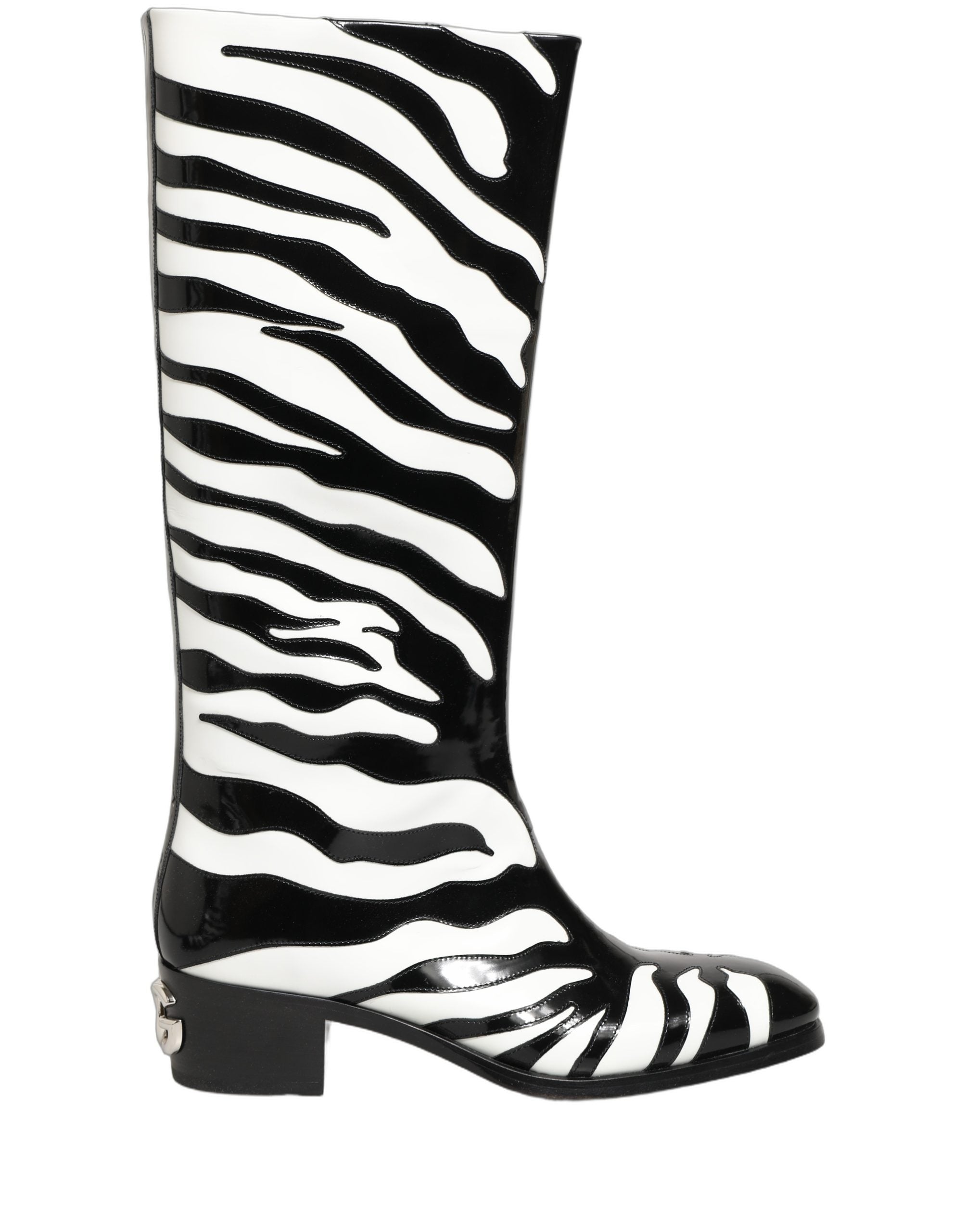 Dolce & Gabbana 100% Calf Leather boots in black — view 8