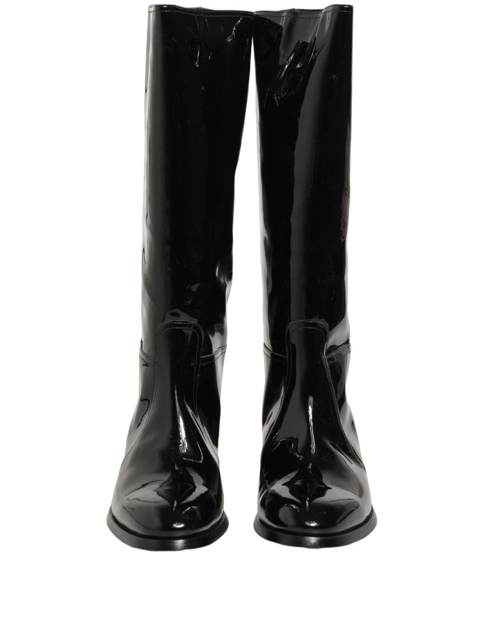 Dolce & Gabbana Leather boot in black — view 2