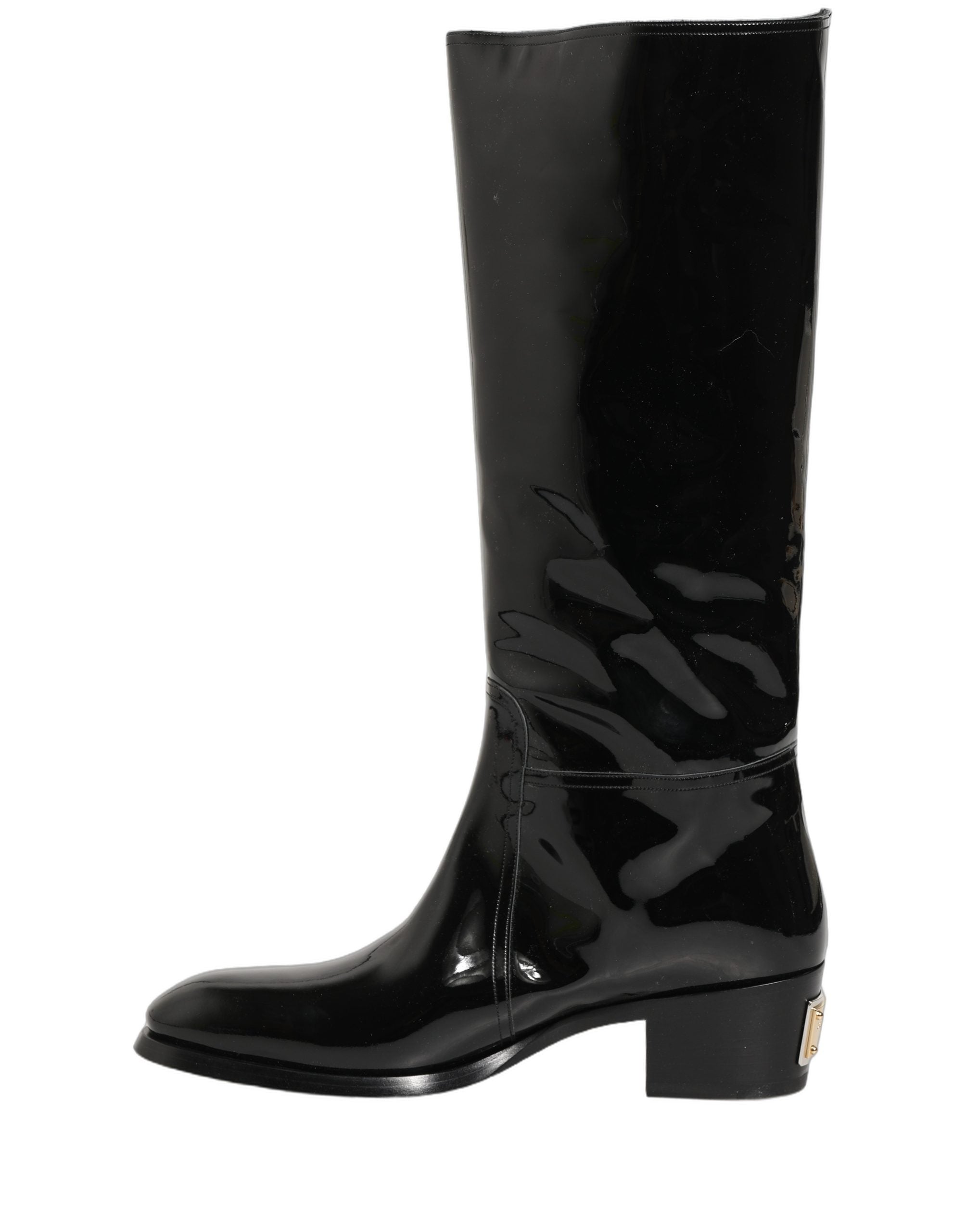 Dolce & Gabbana Leather boot in black — view 5