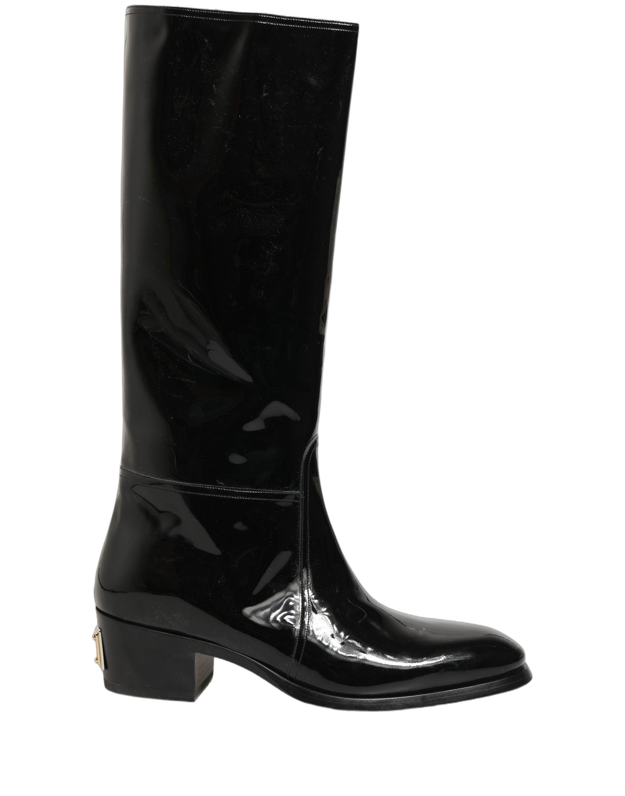 Dolce & Gabbana Leather boot in black — view 7