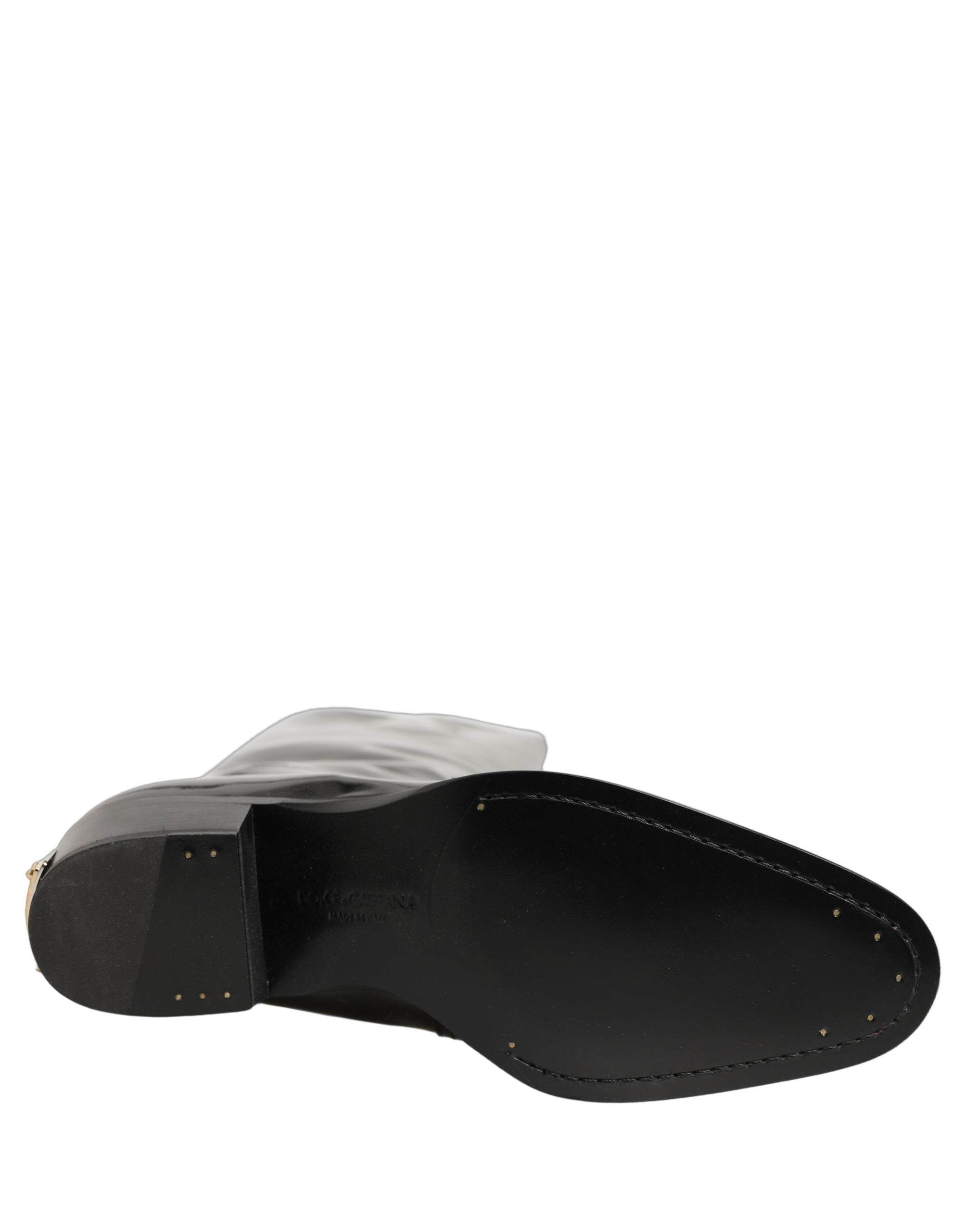 Dolce & Gabbana Leather boot in black — view 8
