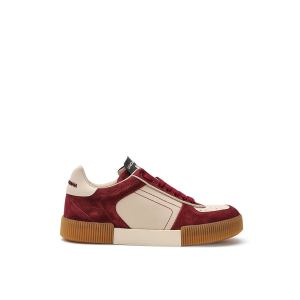 Dolce & Gabbana 100% Leather sneaker in burgundy