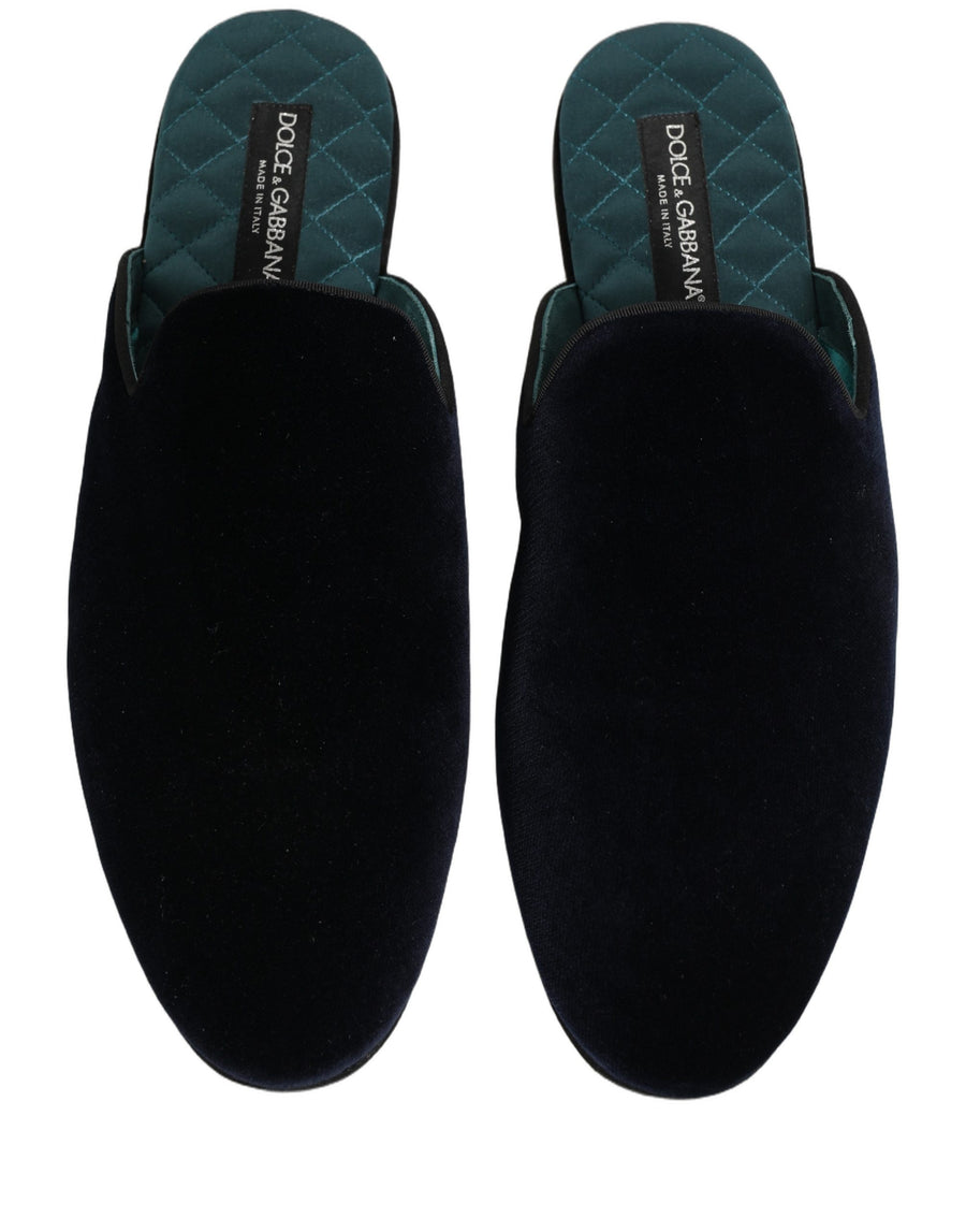 Dolce & Gabbana 100% Capra (Suede) slipper in blue