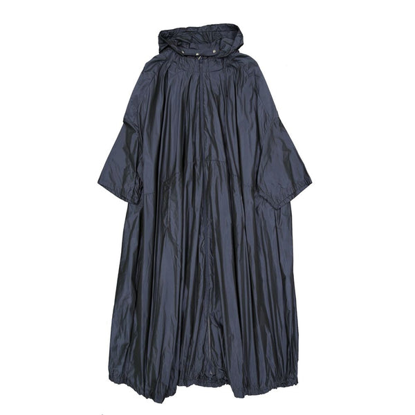 Herno 100% Polyester coat in navy