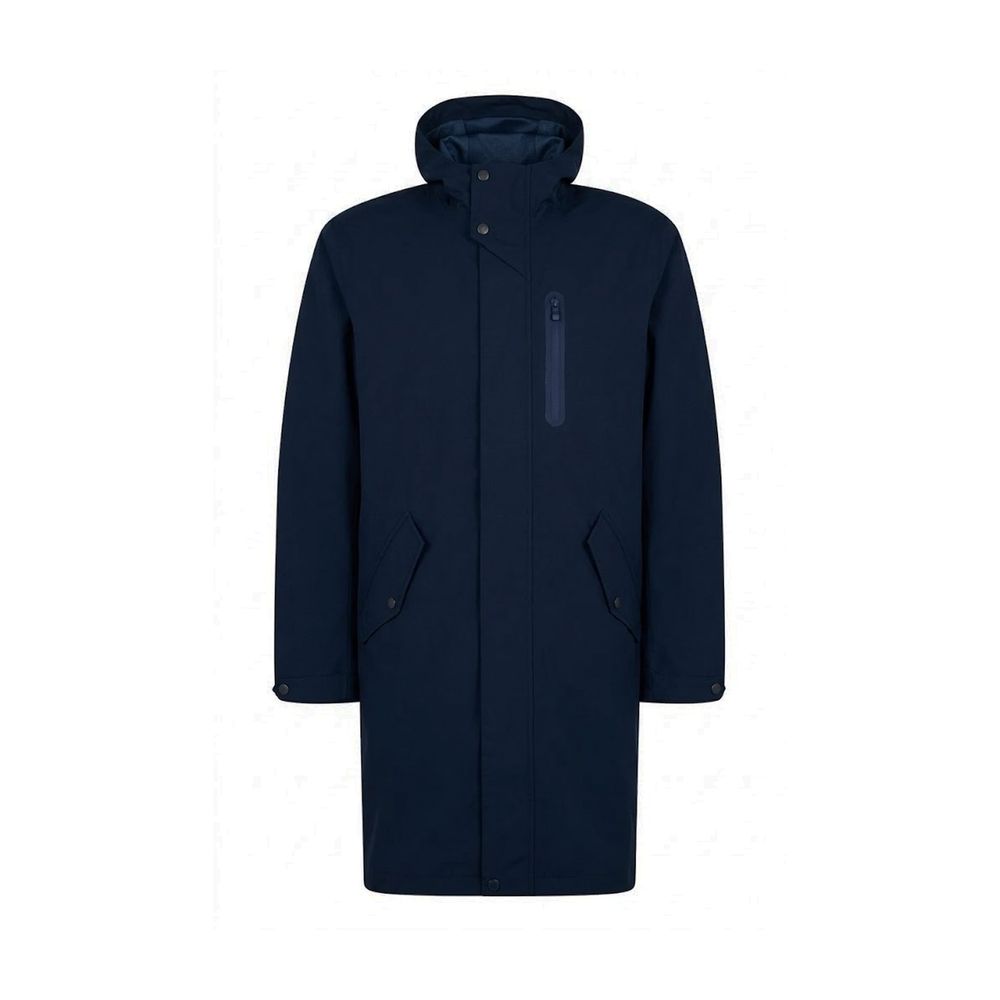 Herno 100% Polyester coat in navy
