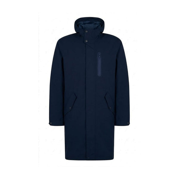 Herno 100% Polyester coat in navy