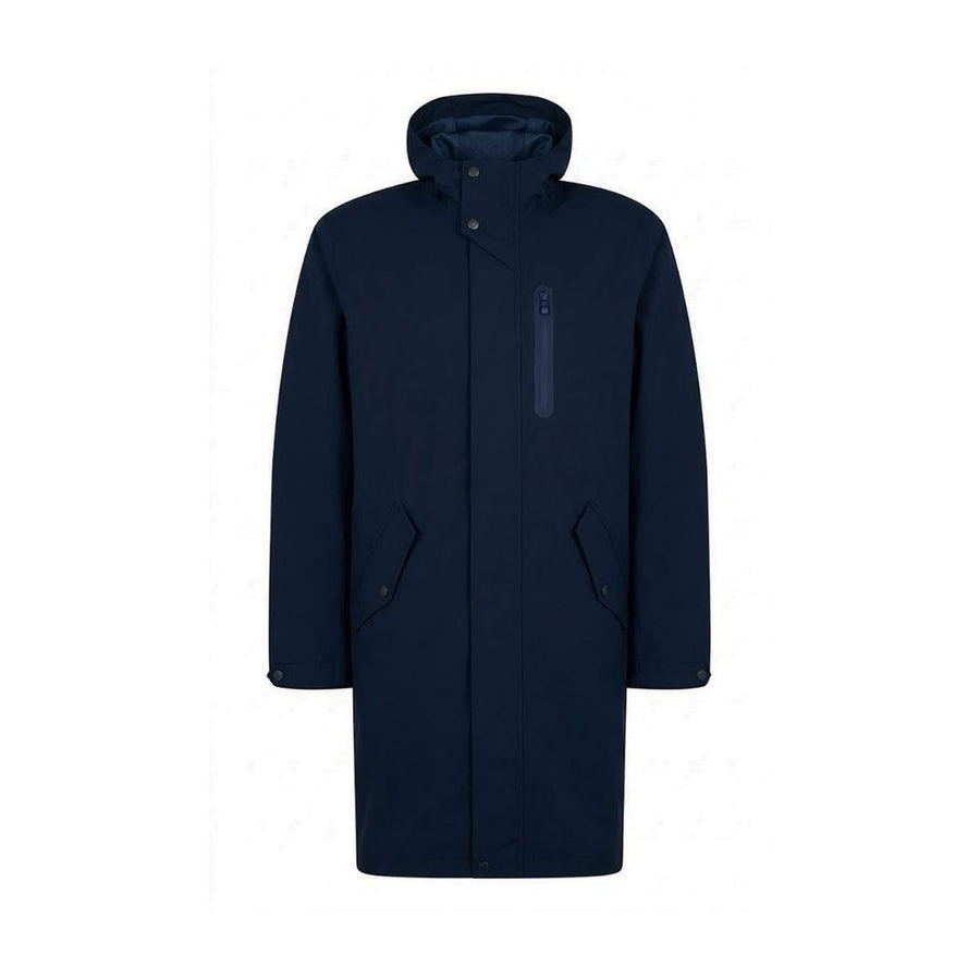 Herno 100% Polyester coat in navy