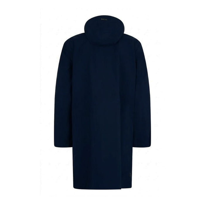 Herno 100% Polyester coat in navy — view 2