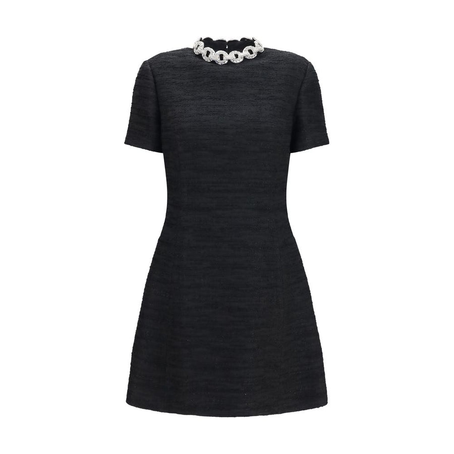 Valentino 46% Cotton dress in black