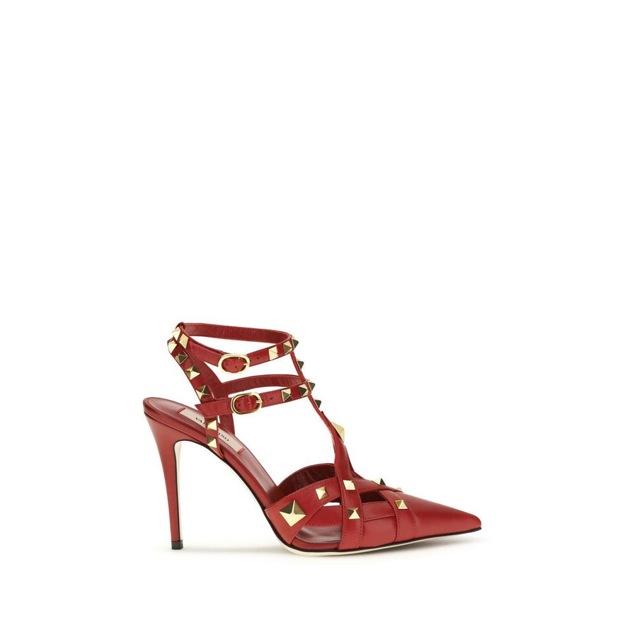 Valentino Garavani 100% Goatskin/hircus Goatskin heel in red