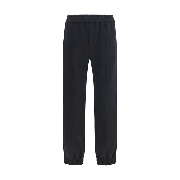 Valentino 72% Cotton joggers in black