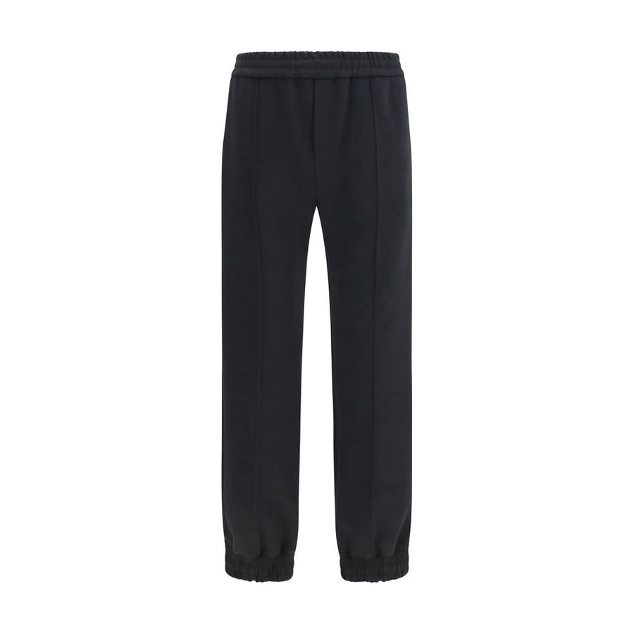 Valentino 72% Cotton joggers in black