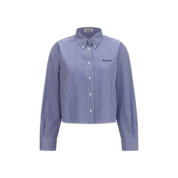 Miu Miu 100% Cotton shirt in blue