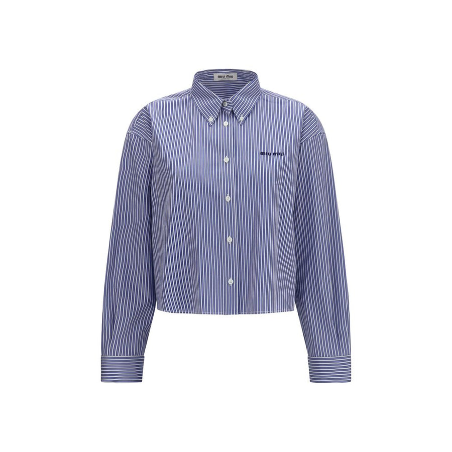 Miu Miu 100% Cotton shirt in blue