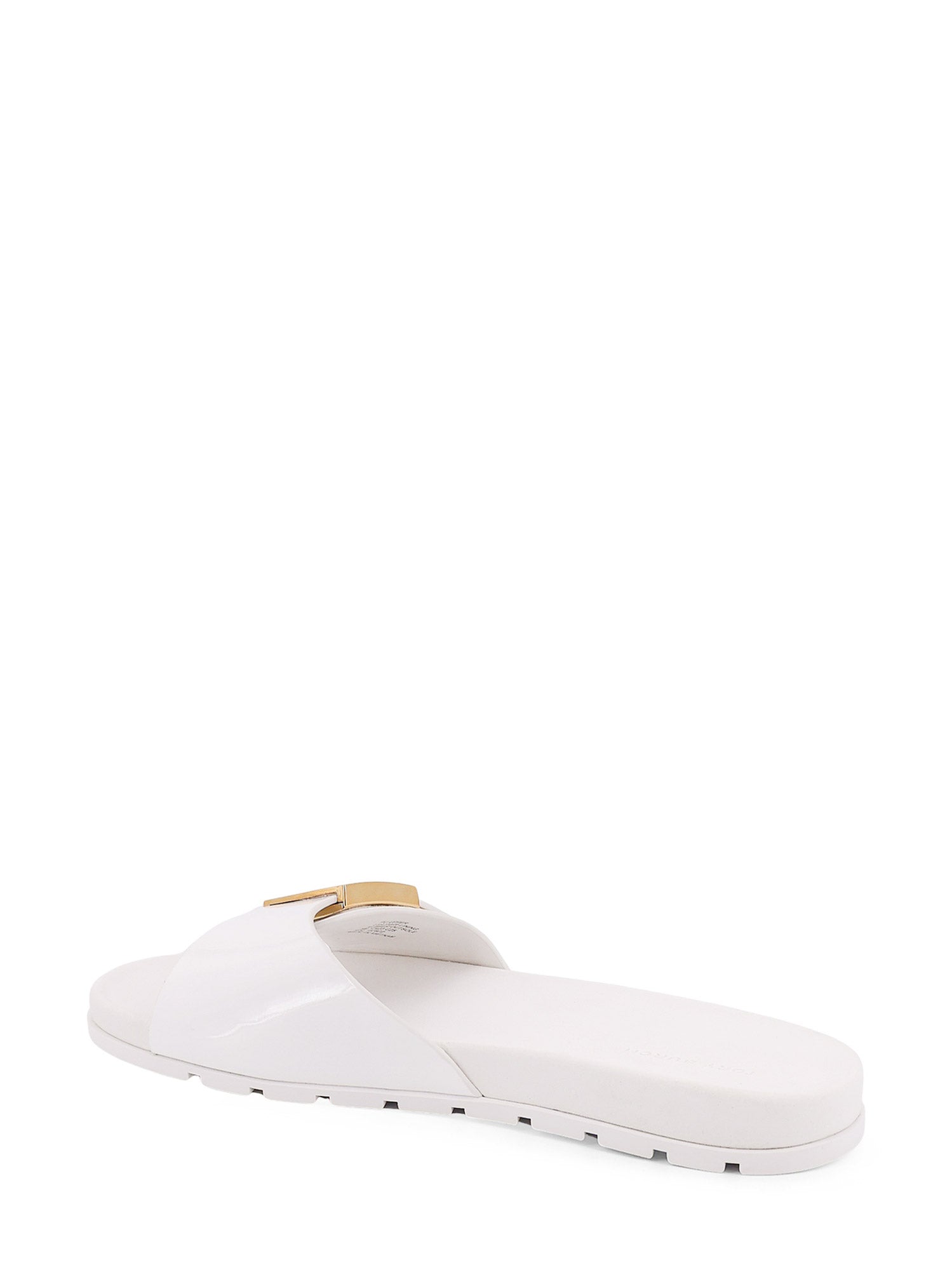 Tory Burch Sandals White / Gold Upper : Polyester