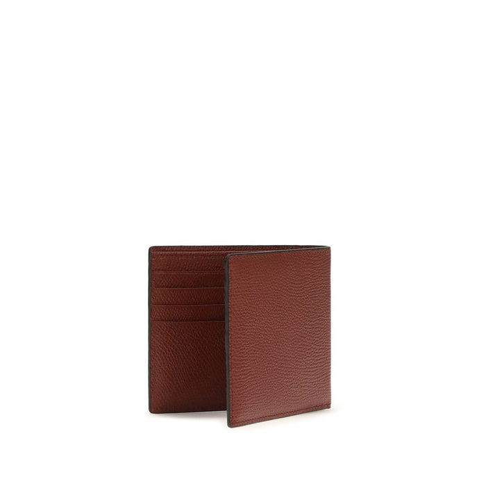 Valentino Garavani 100% Calf Leather Bos Taurus wallet in red — view 2
