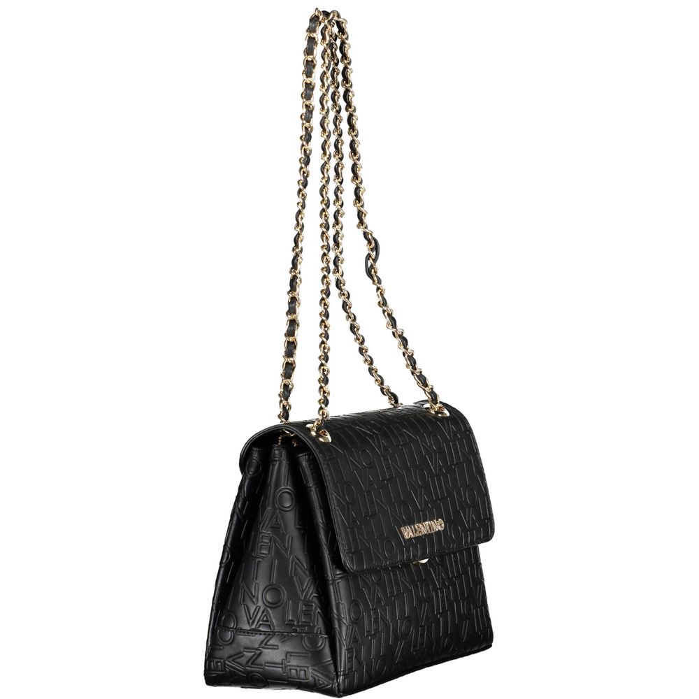 Black Polyurethane Womens Bag