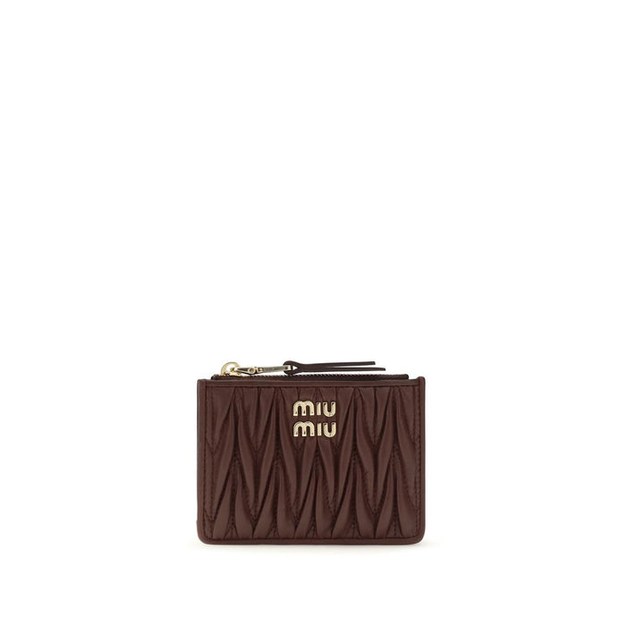 Miu Miu 100% Lamb Leather wallet in brown