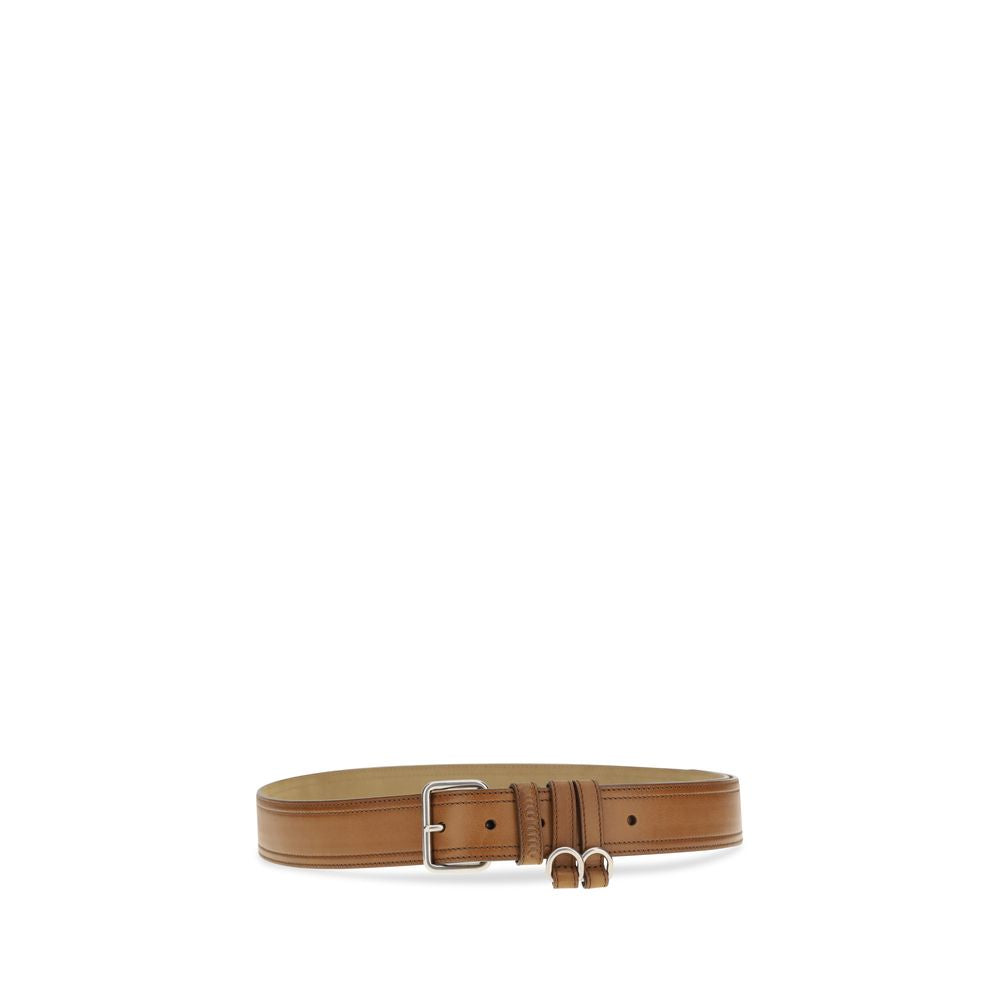 Miu Miu 100% Calf Leather Bos Taurus belt in brown — view 2