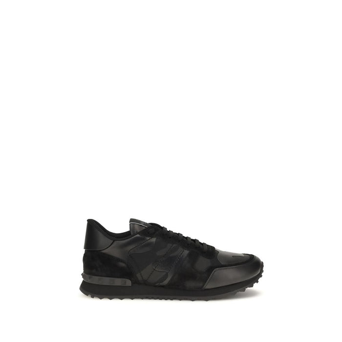 Valentino Garavani 50% Calf Leather Bos Taurus sneaker in black
