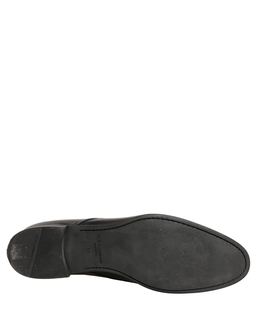 Dolce & Gabbana 100% Calf Leather derby shoe in black