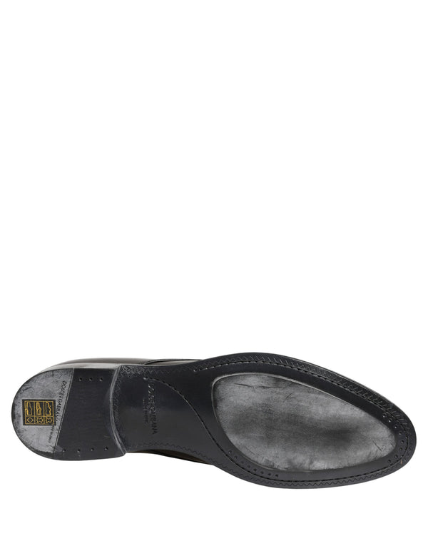 Dolce & Gabbana 100% Calf Leather derby in black