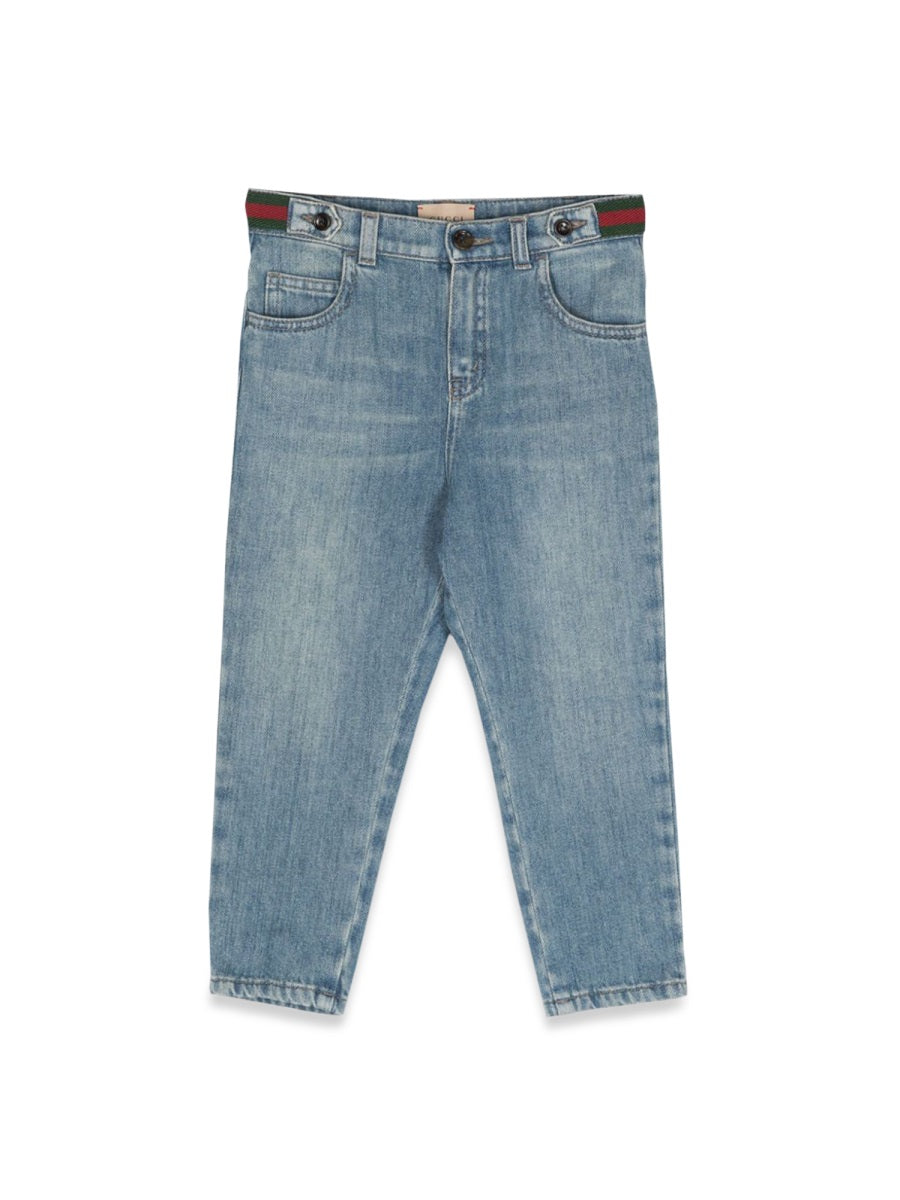 Trousers B Pants Organic Denim Blue Cotton