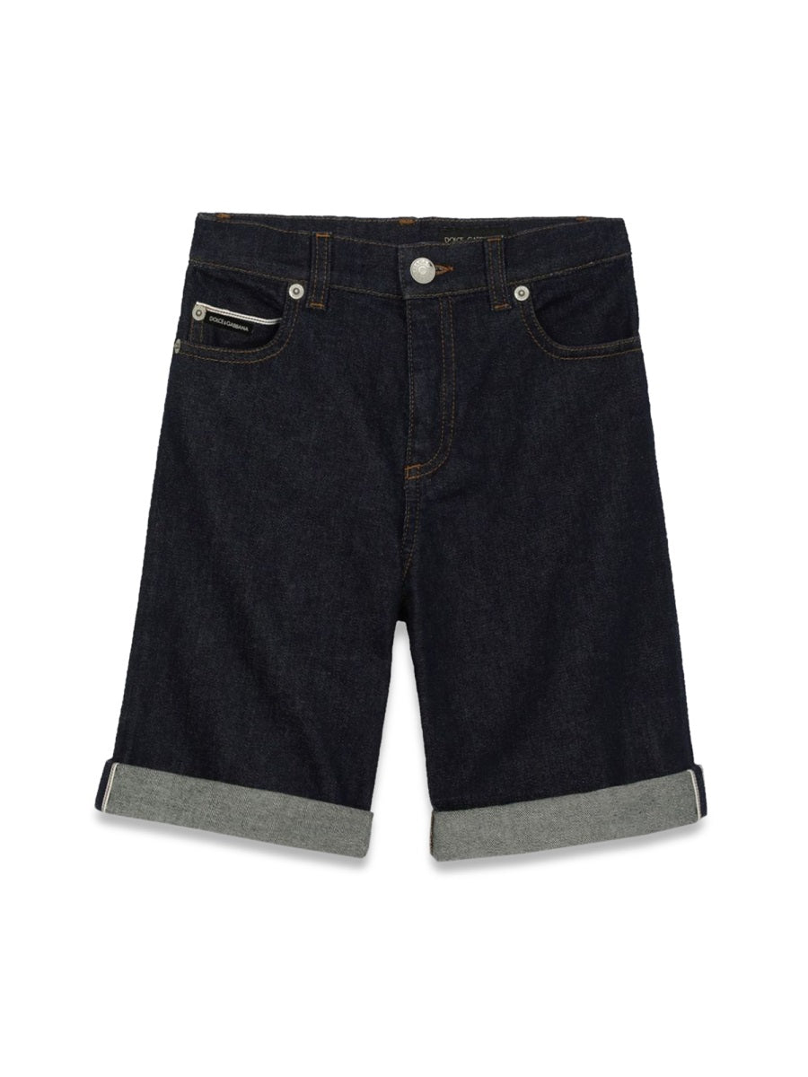 Bermuda Shorts Multicolour Cotton Elastane